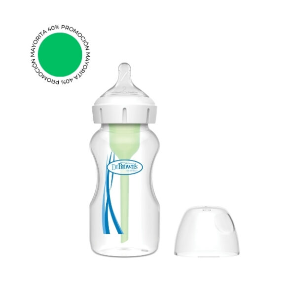 Biberón de Polipropileno Boca Ancha 9oz/270ml