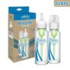 Set x 2 Biberones De Vidrio Boca Estrecha De 8 oz/250ml