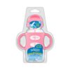 Biberón De Transición con Cañita y Asas De Silicona Boca Ancha 9 oz/270ml. Color Rosa