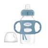 Biberón con Asas Boca Ancha 9oz/270ml – Azul Claro