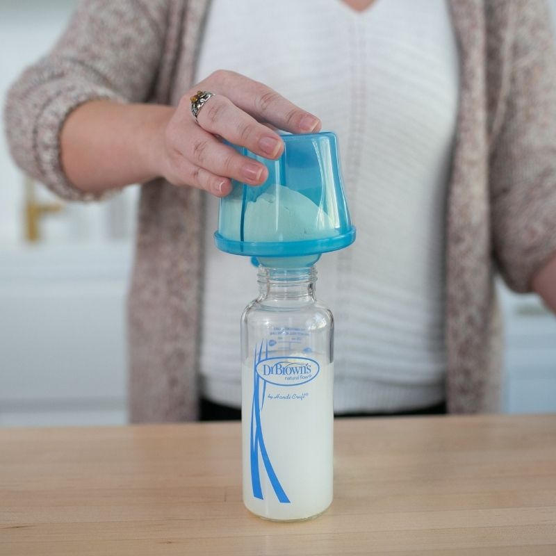 Dispensador de Leche en Polvo, Azul