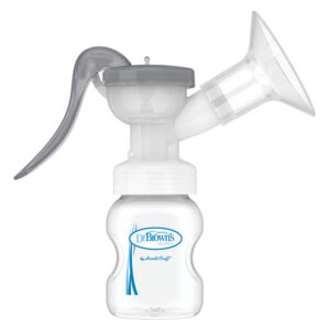 Extractor de Leche Manual con Biberón Boca Ancha Polipropileno 5oz