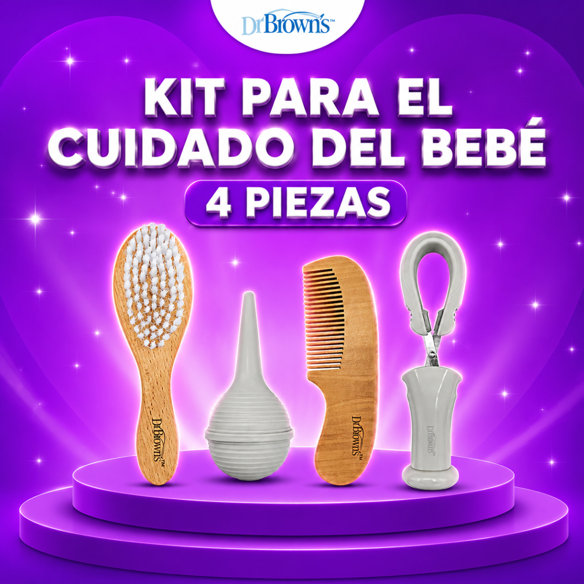 Kit para el cuidado del Bebe 4 piezas