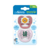 Set x2 Chupones Advantage  0 a 6 meses - Dos diseños: Rosa y Gris Constelación / Guinda y Lila Corazón - Imagen 4