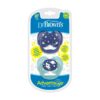 Set 2 unids. Chupones Advantage de 0 a 6m – Azul/Verde Estrellas