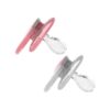 Set 2 unids. Chupones Advantage que brilla de 6 a 18m – Rosa/Gris Estrella