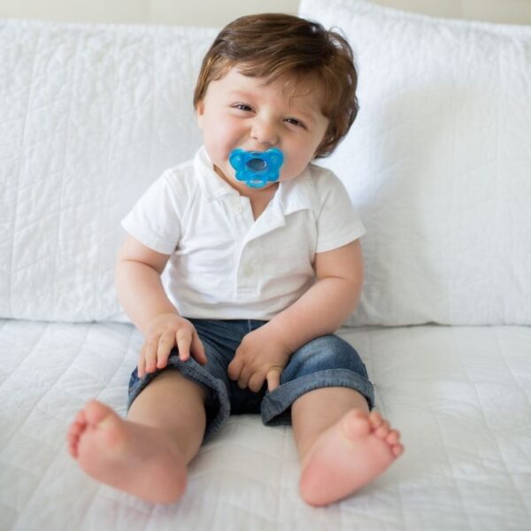 Set 2 Chupones Happy Paci Azul