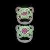 Set x2 Chupones PreVent brilla en la oscuridad – Rosa