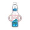 Biberón de Polipropileno Boca Estrecha con Boquilla con Asas 8oz/ 250ml color: rosado claro