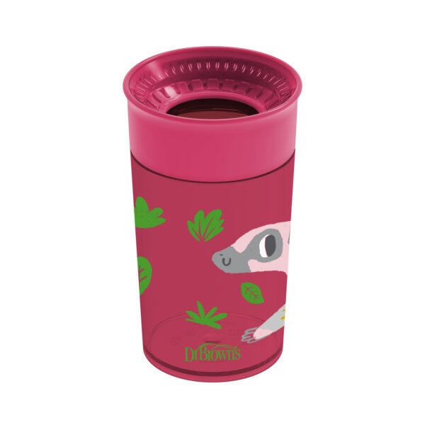 Vaso CHEERS 360° de 10 oz/300ml color rojo estampado