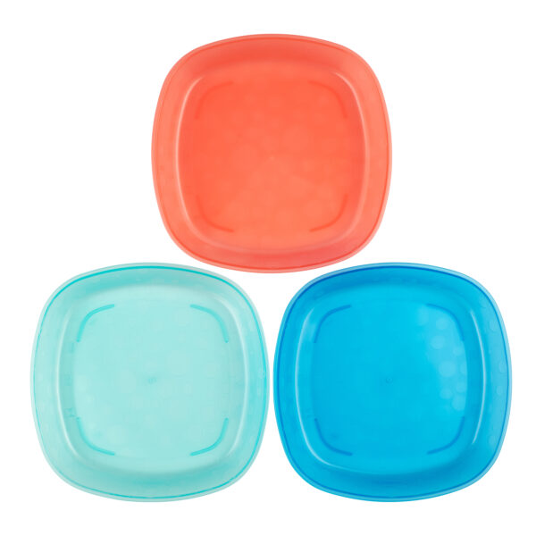 Set x3 Platos para niños pequeños son divisones
