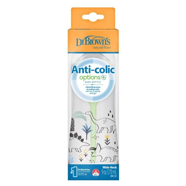 Biberón boca ancha polipropileno 9 oz/270 ml Dino - Imagen 2