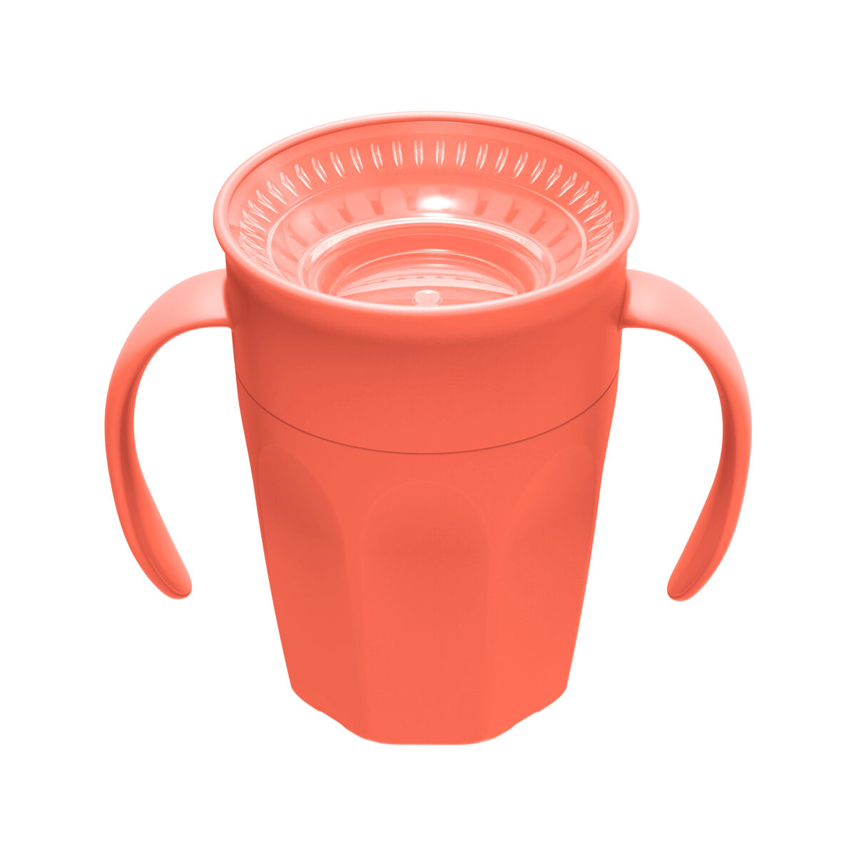 Vaso de Transición Antiderrame 7oz - Coral