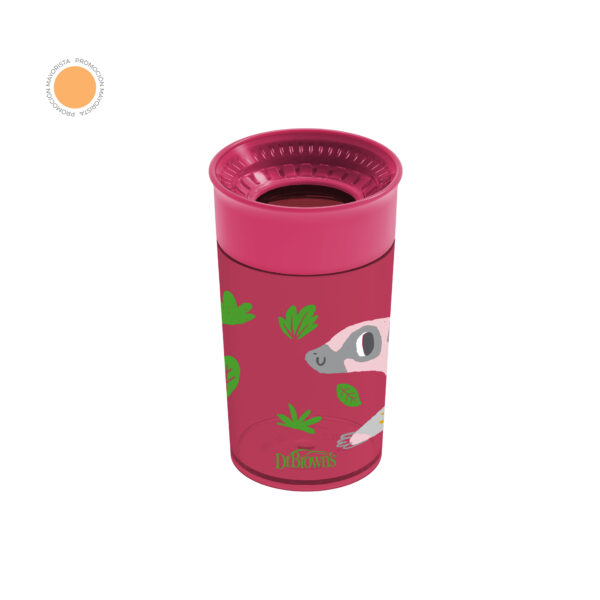 Vaso CHEERS 360° de 10 oz/300ml color rojo estampado