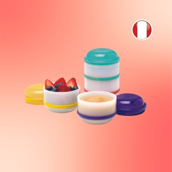 Set x4 Tazones de Snack Apilables