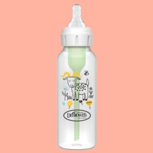 Biberón Polipropileno Anticólicos Boca Estrecha  8oz - Diseño cabra