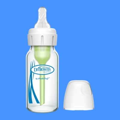 Biberón de Vidrio Boca Estrecha 4oz/120ml