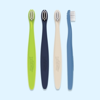 Cepillos de dientes para bebés y niños pequeños – Pack de 4