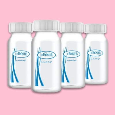 Botellas almacenadoras De leche pack x 4 - 4oz 120ml boca estrecha
